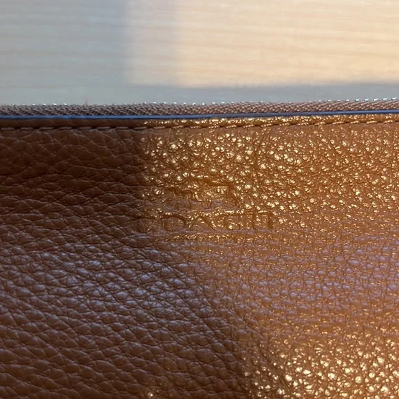 Coach Pebble Leather Wallet Wristlet - Picture 2 of 5